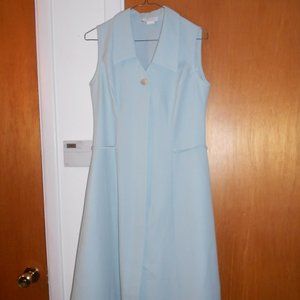 Sage green sleeveless dress